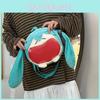 Miku Itabag Hatsune Red Big Mouth Soft Plush Backpack Shoulder Headphone Bag