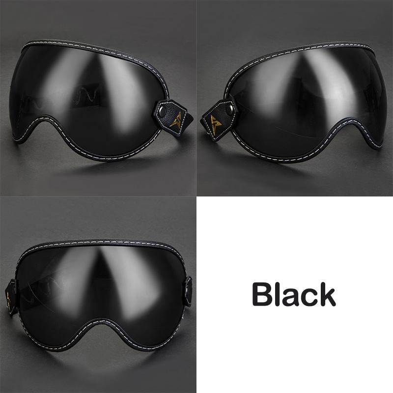 Universal Motorcycle Vintage Helmet Bubble Shield Visor Sunglasses Goggles Accessories Fit All Vintage Retro Open Face Half