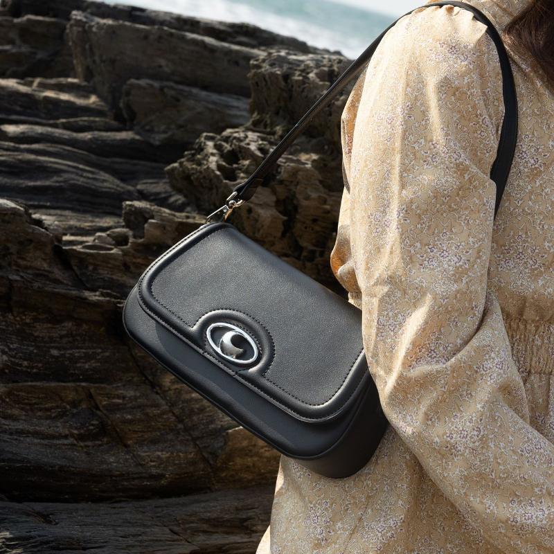 Multifunkční taška pod paži na dojíždění, Dámská malá čtvercová taška francouzského designu, Dámská všestranná taška přes rameno, Crossbody taška