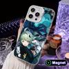 HSR Huohuo White Translucent MagSafe Mobile Phone Case for iPhone 17 16 15 14 13 12 11 X XR XS Air Pro Max Plus Cover