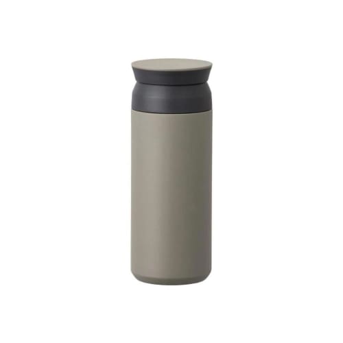 KINTO Travel Tumbler, 500ml, Khaki, Double-walled Vacuum Wall, Insulates Hot and Cold Drinks, 20944