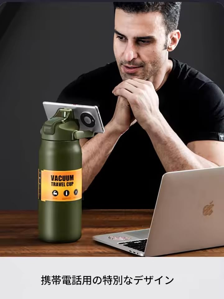 Zmart Portable Thermos with 304 Stainless Insulated Coffee Sports Vacuum Hot or Cold Water Insulated Water Portable Straw Insulated Water Straw Water