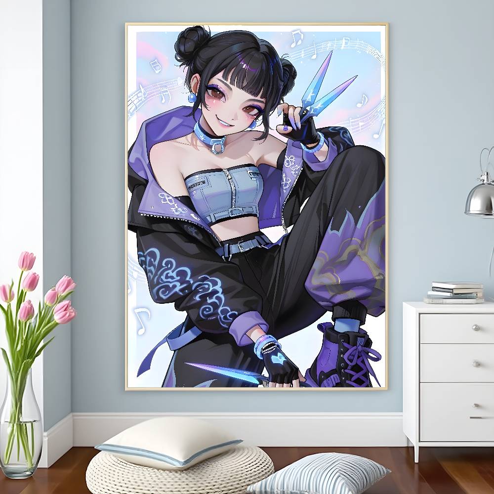 KPop D-Demon H-Hunters plakát HD samolepicí voděodolné plakáty všestranná dekorace do domácností, barů, hotelů a dalších věcí