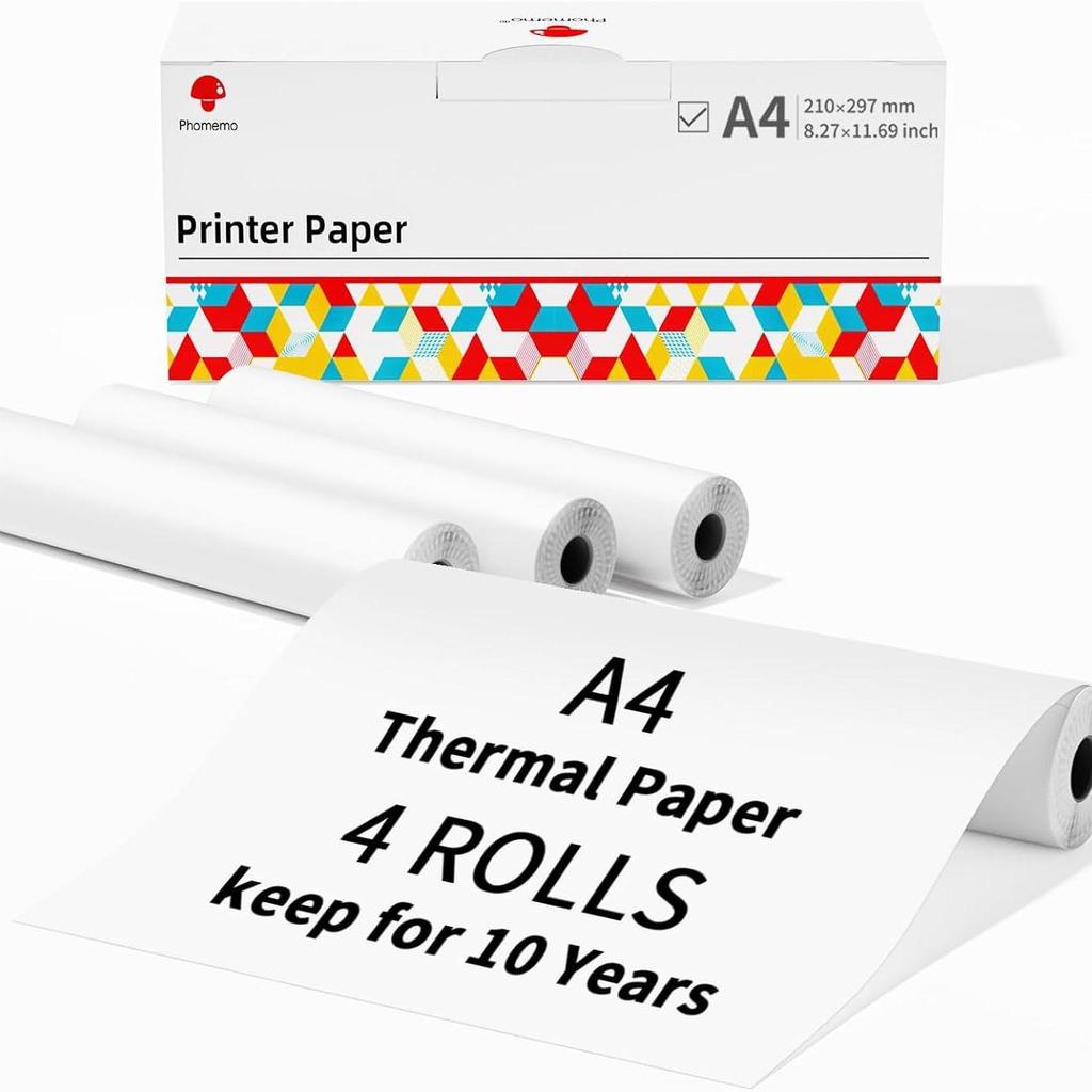 Phomemo Quick-Dry Thermal Tattoo Printing Paper - A4/A5/B5/Letter Sizes