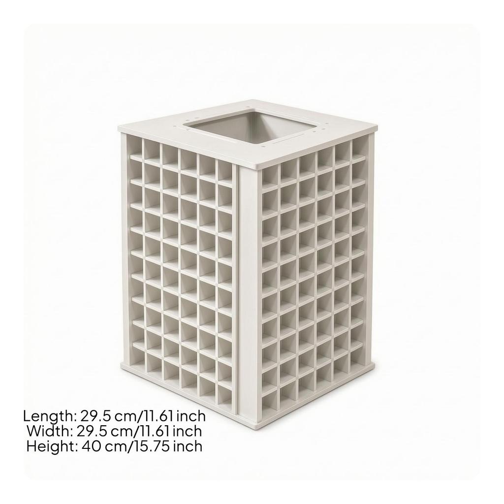 Bead Organizer MultiCompartment Rotating with Compartments Clear Storage Box