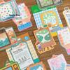 Zhuo Da Wang Oil Pastel Series Sticky Notes & Calendar Companion - Cute Planner with Irregular Pages