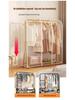 Floor-Standing Transparent Dustproof Coat Rack Cover - Waterproof & Fully Enclosed