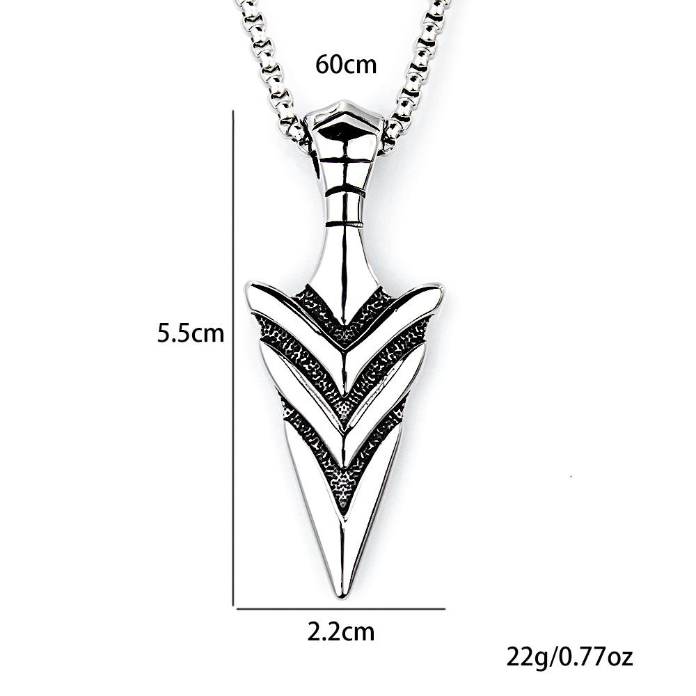 Ожерелье Литой Крест Мужской Панк Винтажный Кулон 50CM(Necklace Size)