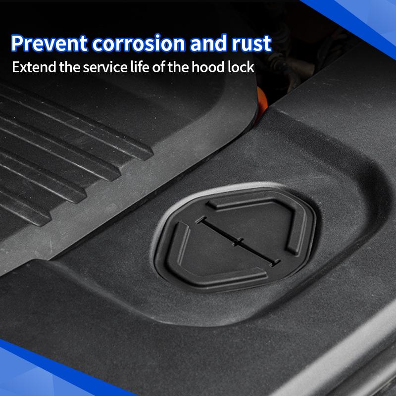 Hood Lock Pad Silicone For BYD Leopard 8/5 Denza B8/B5 2025+ Bonnet Lock Protective Cover Pad Upgrade Car Accessories