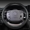 Microfiber Leather Car Steering-Wheels Cover 38cm 15" For Citroen C2 C3 C4L C5 C-Elysee C-Triomphe C1 C4 C3-XR Auto Accessories