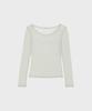 Alkialka Sheer Long Sleeve (Light Gray)