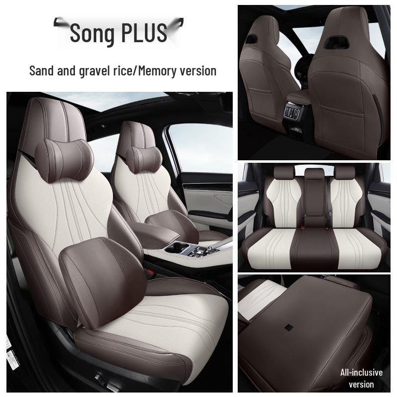 Neues BYD Song Pro Autositzkissen-Set - Premium-Leder, Originaldesign