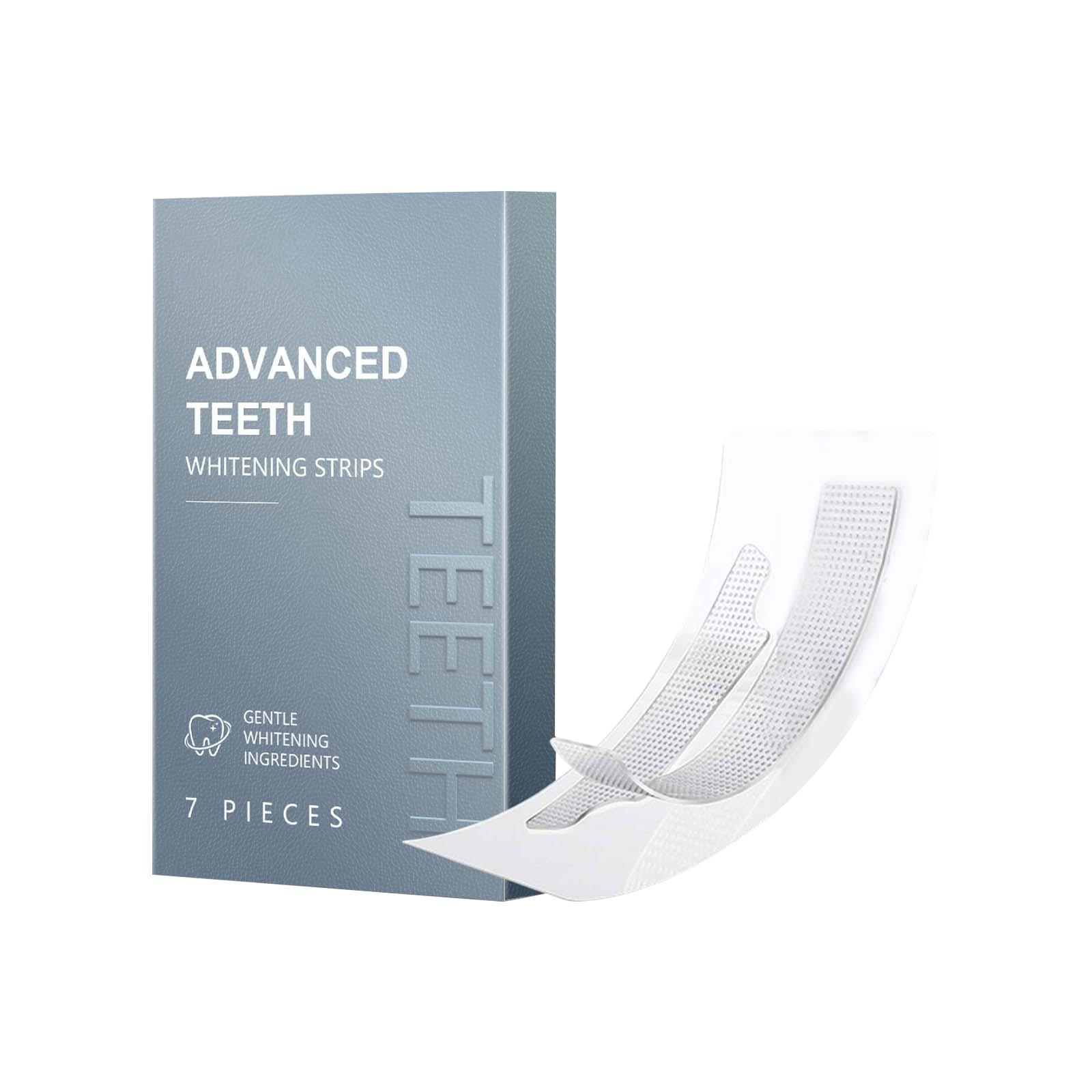 

Пластырь для отбеливания зубов, многоцелевой гель для отбеливания зубов, отбеливающее средство для зубов с низкой чувствительностью, удаление желтизны зубов, 7 шт. белый