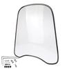 Scooter Windscreen Motorbike Scooter Transparent Curved Windshield Wind-Proof Sand-Proof Damper Motorcycle Accessories