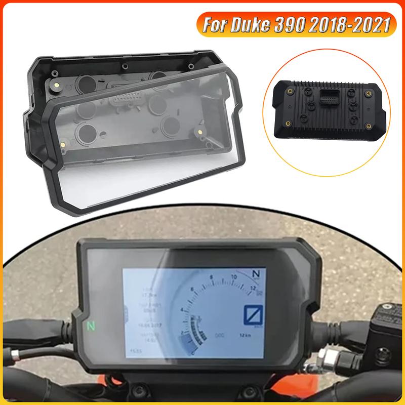 Direkter Ersatz Instrumentencluster Gehäuse für KTM Duke 390 2018-, Schutzabdeckung Schale für Tacho & Drehzahlmesser