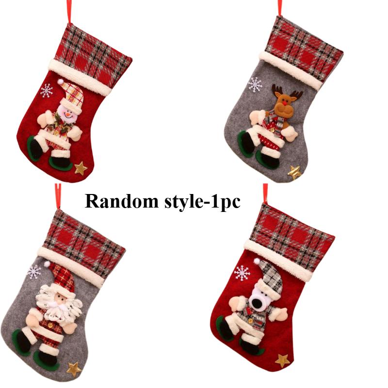 Christmas Stockings Christmas Gift Bag Candy Bag, Christmas Decoration for Home Xmas Tree Ornament Gift Navidad Natal 2026