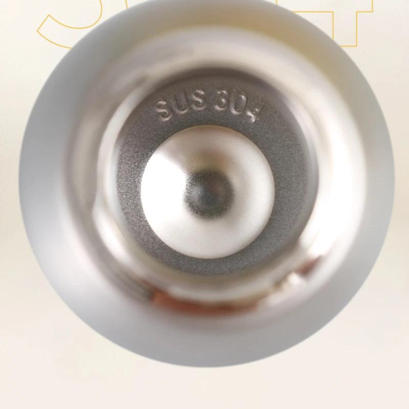 300 ml Edelstahl-Vakuum-Wasserflasche mit Hebering Doppelschicht-Vakuumflasche