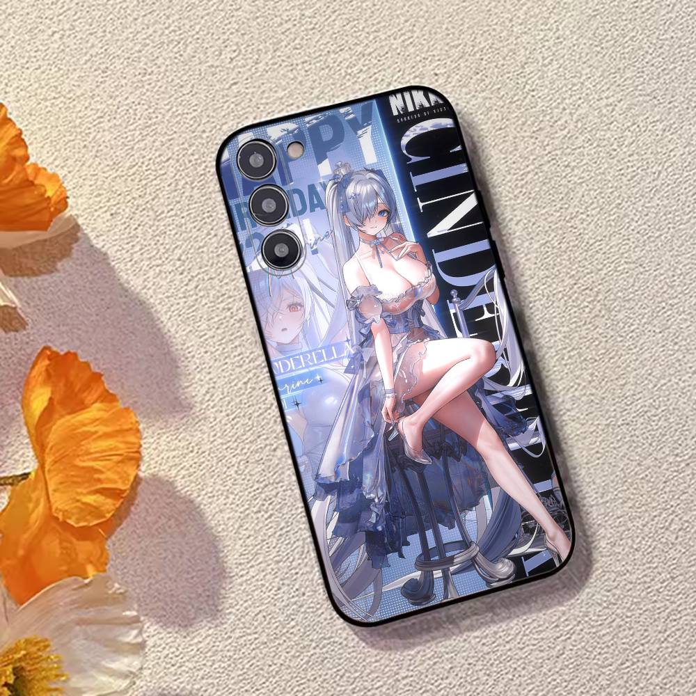 

Чехол для телефона Goddess of Victory Nikke C-Cinderella для Samsung Galaxy A73, A72, A71, A70, A53, A52, A51, Другие Мягкий черный чехол Samsung a42 5g