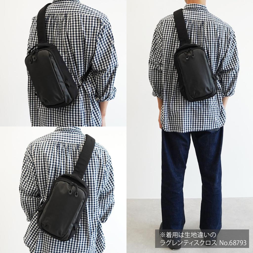 Lagrentis Cross X Body Bag 5L Tablet High Strength 20063 Black [Acegene] 8.0-inch X-PAC