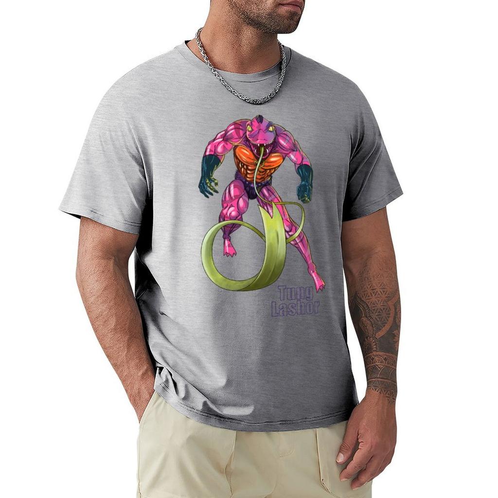 Tung Lashor T-Shirt Kawaii Clothes Shirts Graphic Tees Street Wear Oversized Graphic Tee Plain White T Shirts Men