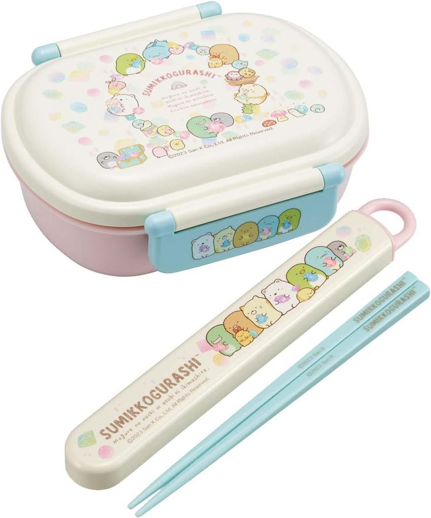 Sumikko Gurashi Bento 1 Soft Made in House Set Box, Tier, Lid, Japan, 360ml, San-X Mole's (Bento Box, Balan)