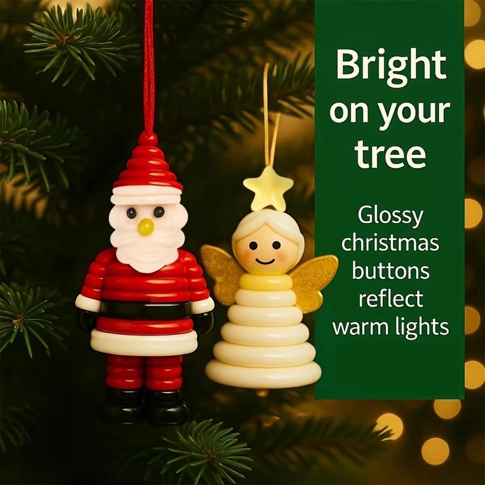 Colorful Buttons DIY Button Snowman Ornament Multiple Designs Button Snowman Kit Kids