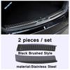 Car Rear Trunk Bumper Sill Plate Protector Plate Sill Trunk Guard Cover Trim For Mazda CX-5 CX5 2017 -  Interior Accessories