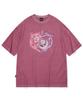 CPGN STUDIO [Cpgn X Kakao Friends] Destiny Chunsik Pigment Short Sleeve T-Shirt Dusty Pink