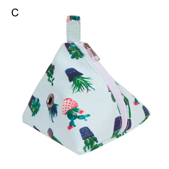 Trasportino per piccoli animali, con stampa alla moda, fori traspiranti, portatile, triangolare, per criceti, da viaggio