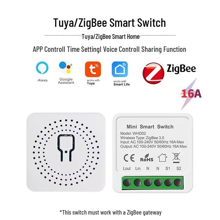 Graffiti ZigBee Smart Switch: Concealed SPDT Switch with Alexa Voice Control