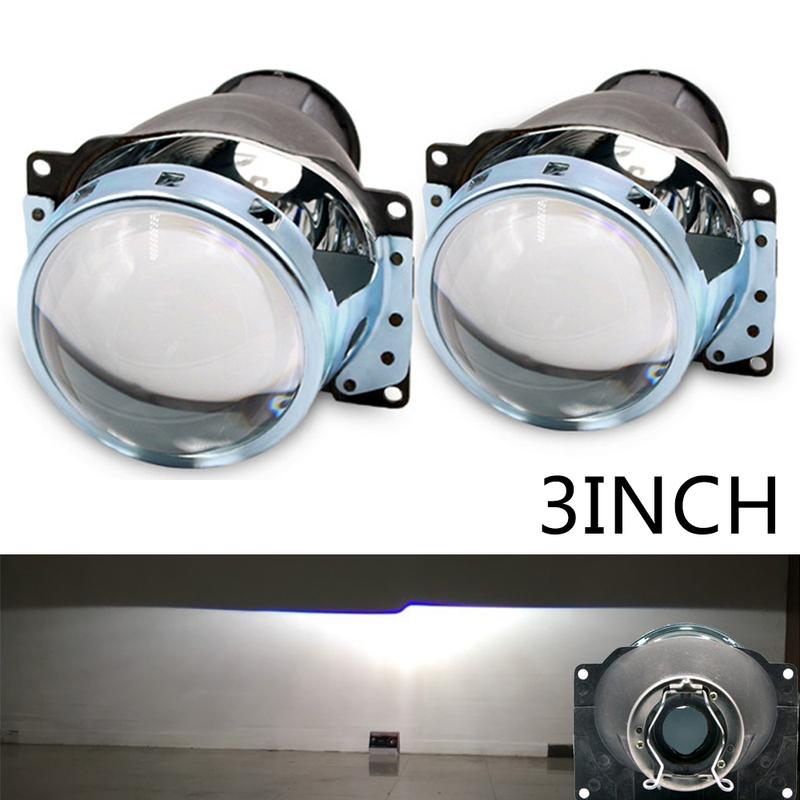 3 Inch Projector Lens H7 For Hella 3R G5 Headlights Retrofit Kit Single Xenon Low Beam Auto Lamp H7 D2S D2H LED HID Car Light