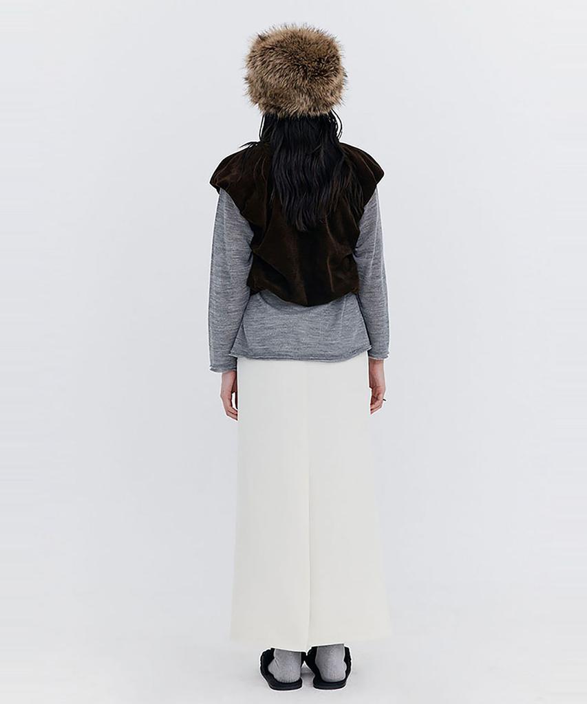 Bundercammer Basic Long Skirt_Cream