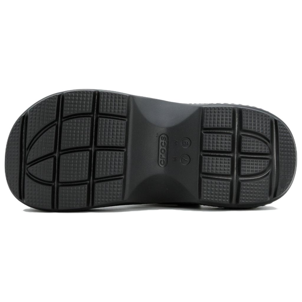Crocs Stomp Gender-Conforming Needle EVA Simple Fashion Trend Casual Gift Box Edition Hole Shoes Unisex Style Black