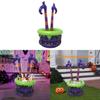 Inflatable Pvc Witch Ice Bucket For Halloween With Cold Drink Dispenser Toy