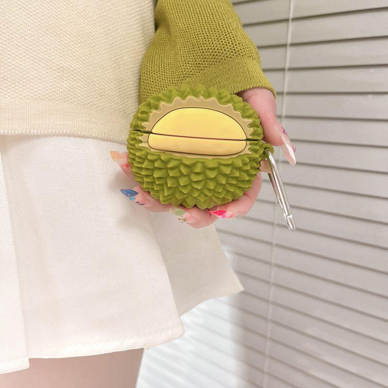 

for Vivotws4 Earphone Case Vivotws3e Protective Case Iqootwsair2 Niche Silicone 1I Shatter-resistant A1/A2/A3 Cartoon Soft Case Tws2 Creative Pro Soft vivo tws 4/4Hi-Fi Neutral Half-mouths of durian