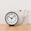 MUJI Analog Clock Small Black 44275719 Width 124 x Depth 54 x Height 130mm (with stand) MJ-ACSB2 (with stand)