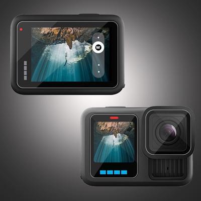 Para Gopro 13 Preto Acessórios Protetor de Tela Vidro Temperado Ultra Claro Lcd Hd Lente Proteger Kit Conjunto Para Go Pro Hero 13