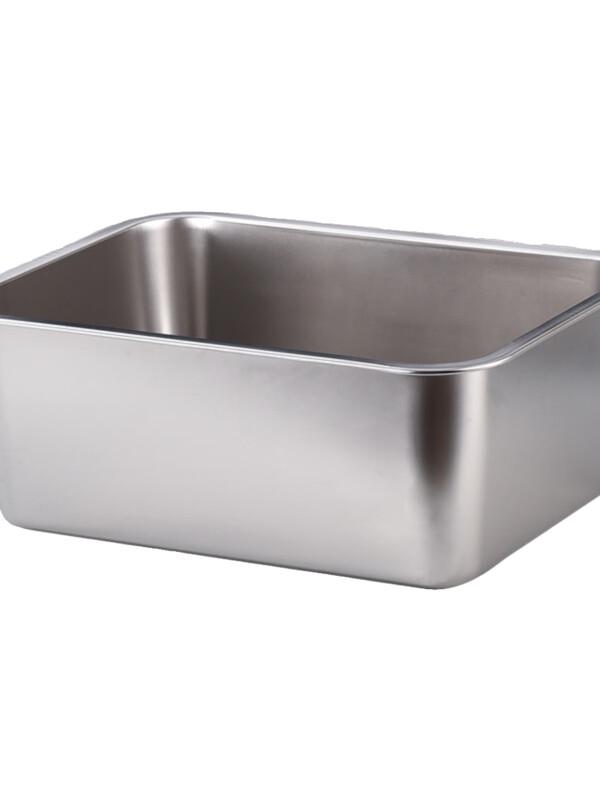Wuhe 304 Stainless Steel Flat Bottom Tray