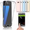 Tpu 360° Shockproof Protective Transparent Soft Case Cover For Iphone Samsung