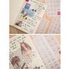 12 Sheets 365 Daily Planner Numbers Sticker 12 Month Planner Date Sticker Calendar Sticker Decorative Planner Sticker