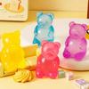 Squishy Cute Bear Maltose Squeeze Toy NeeDoh Stress Relief Fidget Colorful Sensory Toys Boxed Soft Slow-Rebound Squishies for Adults Gifts