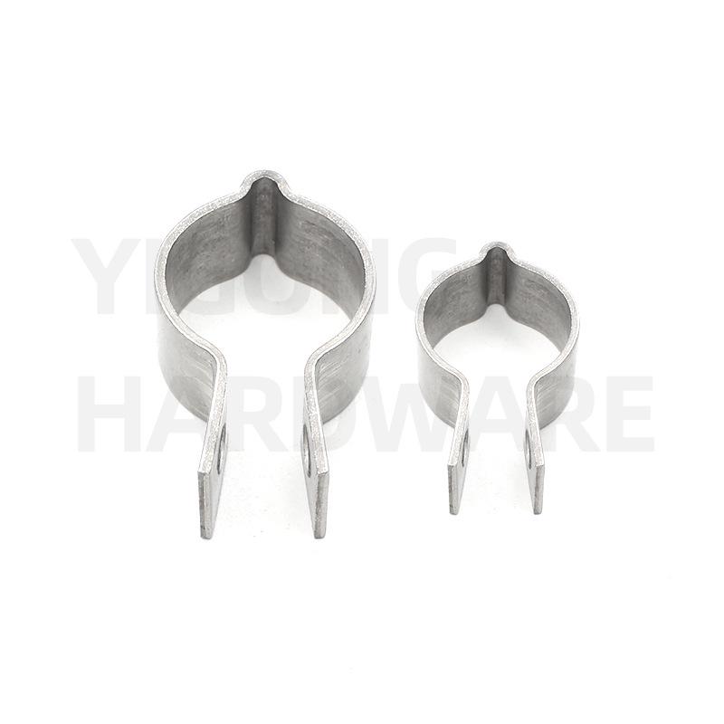 DN20 Thickened Galvanized Pipe Clamp: 304 Stainless Steel Grounding Clip for Nuclear Power Standards