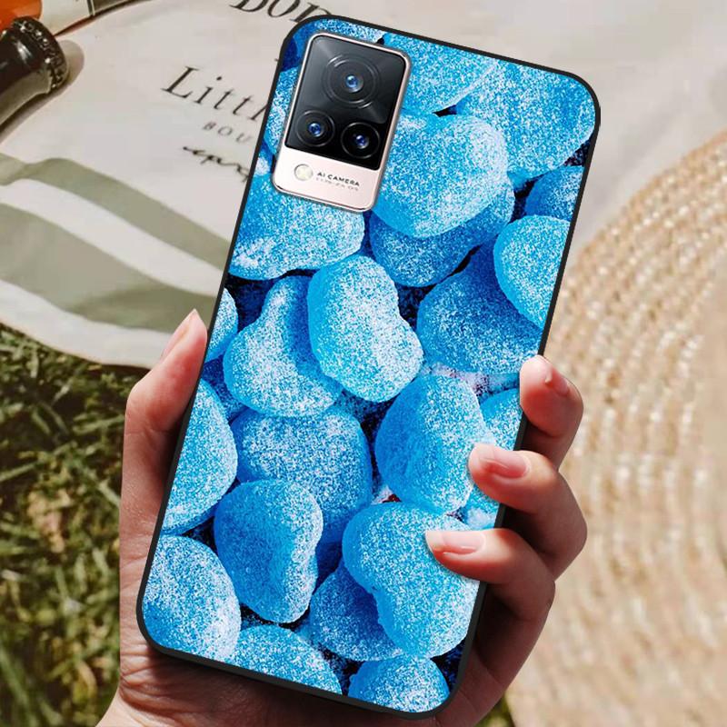 For Vivo V21 5G Case V 21 Silicon Back Cover Phone Case for Vivo V2050 VivoV21 5G Cases Soft Bumper Coque for Vivo V21 5G Fundas