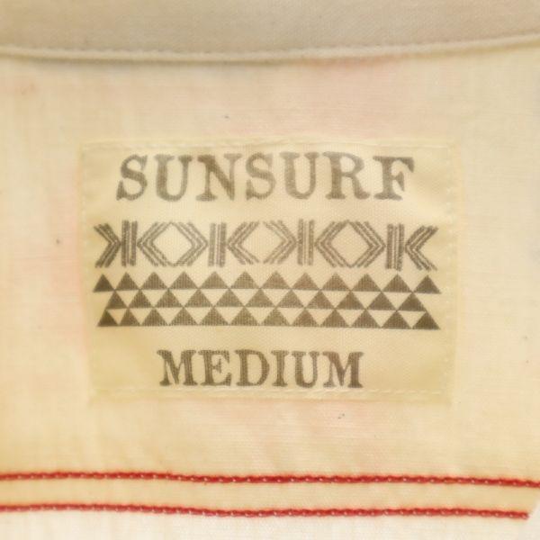 SUN SURF Toyo Enterprise Logo Train Print Short sleeve Work shirt M Men's Used