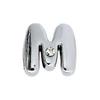 170pcs 8mm Silver Color Fat Slide Letter Charms Slider Alphabet A-Z For Leather Mesh Bracelet Keychain Necklace Jewelry Making