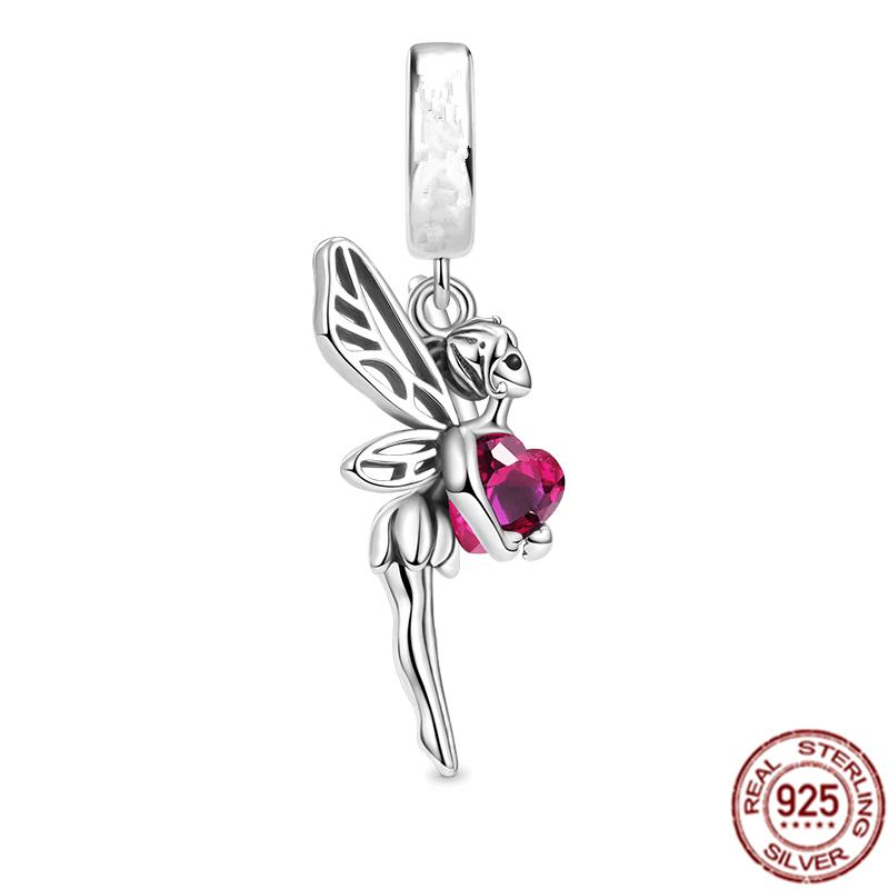 Het försäljning S925 Sterlingsilver Pojke- Flicka-Tonåring & Prinsesskrona Prins Hängberlock Smycken Pärlor Passar Original Armband