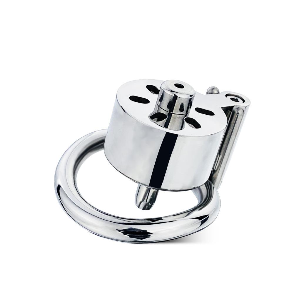 Metal Catheter Stainless Steel CB Lock Chastity Lock Penis Cage Sex Toys Ball Stretcher Cock Ring Sounding Slave