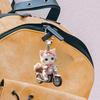 Cat Hanging Ornament Car Rearview Mirror Pendant with Lanyard Easy To Hang Animal-Shaped Christmas Tree