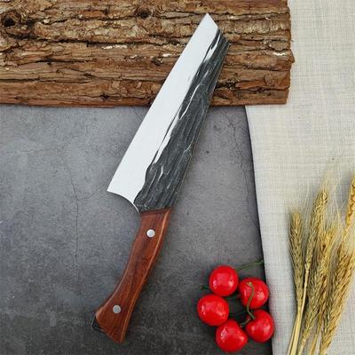 Geschmiedete japanische Messer zum Schneiden von Kochmessern aus Edelstahl, Fleischerbeil, Gemüsehackmesser