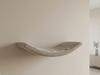 Arc Metal Cat Shelf 75cm Beige